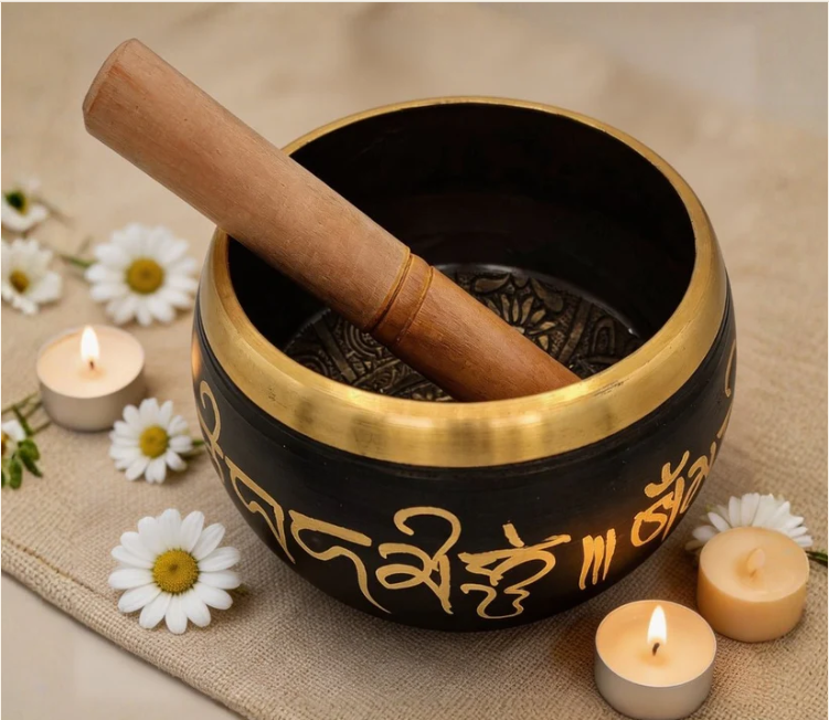 Mantra Engraved Singing Bowl