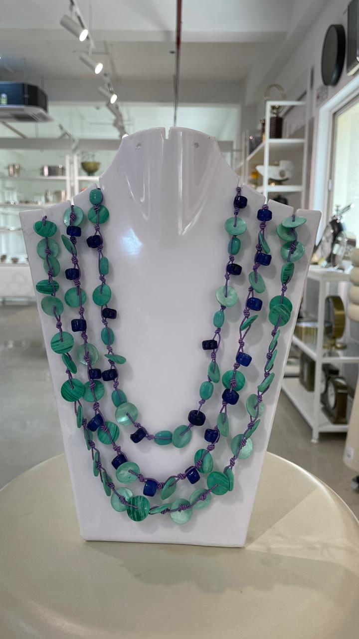 Turquoise & Lapis Layered Necklace